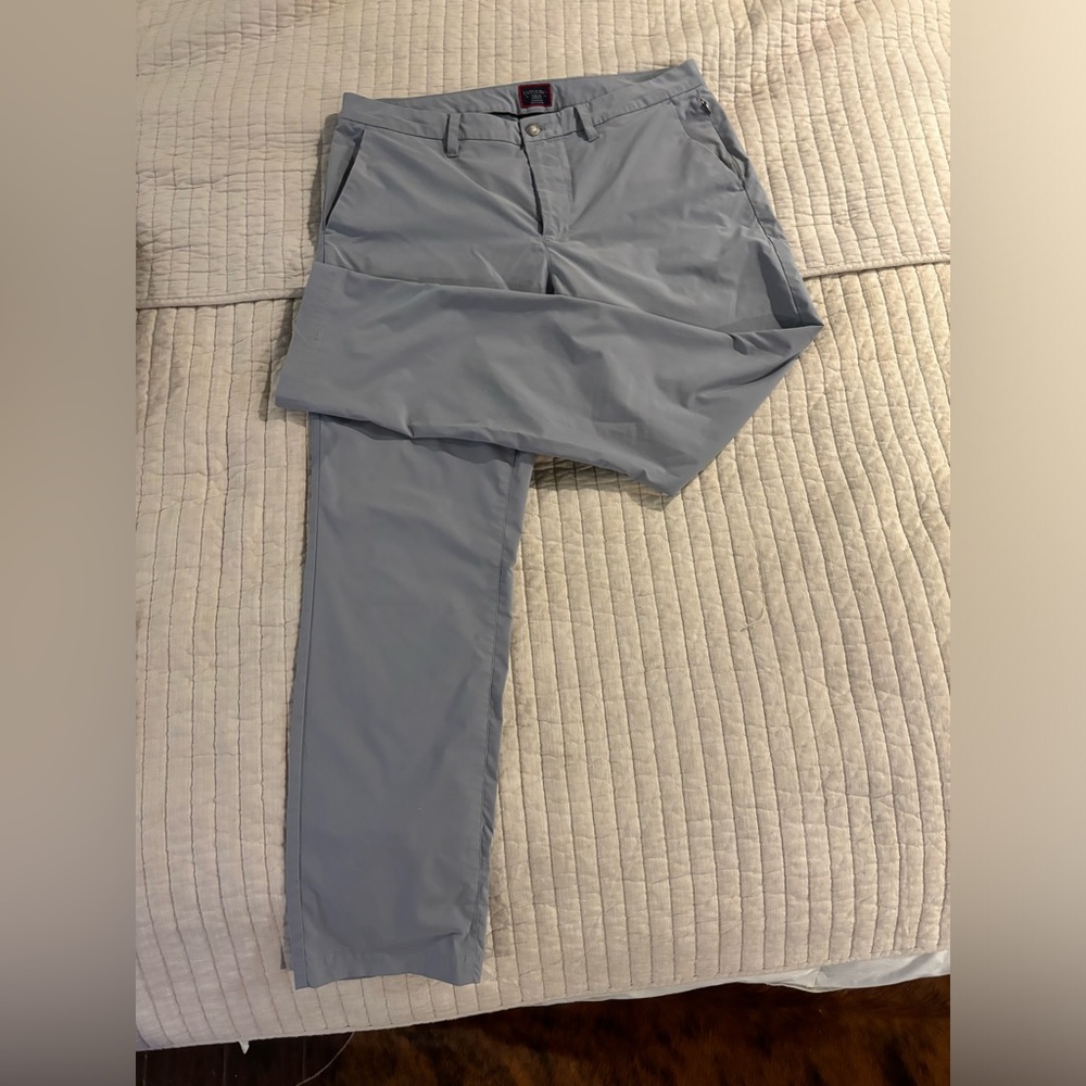 Untuckit traveler-tech men’s pants size W36 L32 gray/blue good used condition